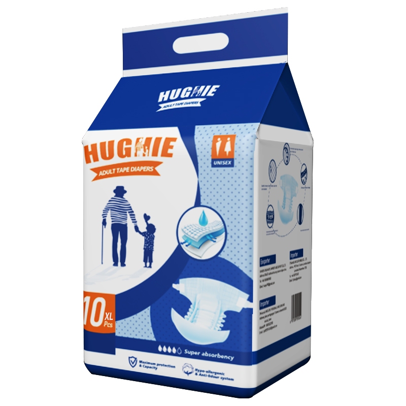 【24hour to shiping】HUGHIE Lightweight LeakProof Tape Diaper Adult