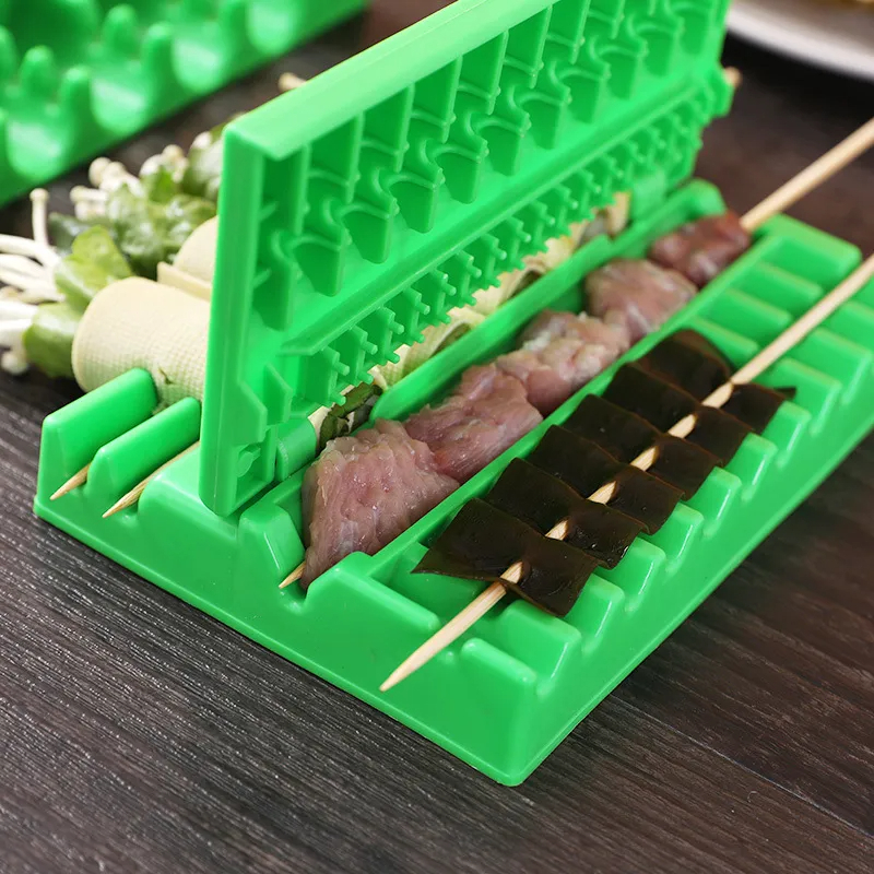 Barbecue Stringer Fast Skewer Kebab Maker Box Machine Beef Meat ...