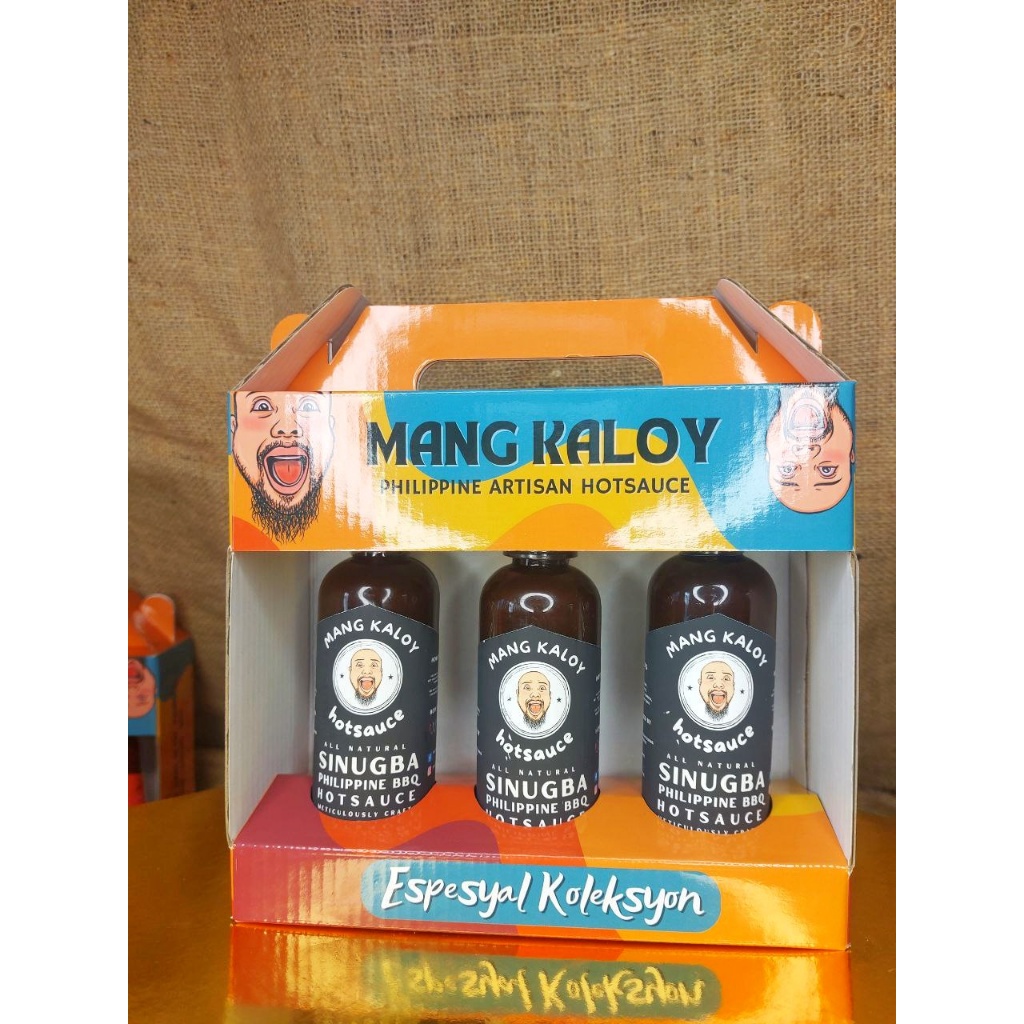 Mang Kaloy Naturally Fermented Hotsauce Gift Set Trio | Shopee Philippines