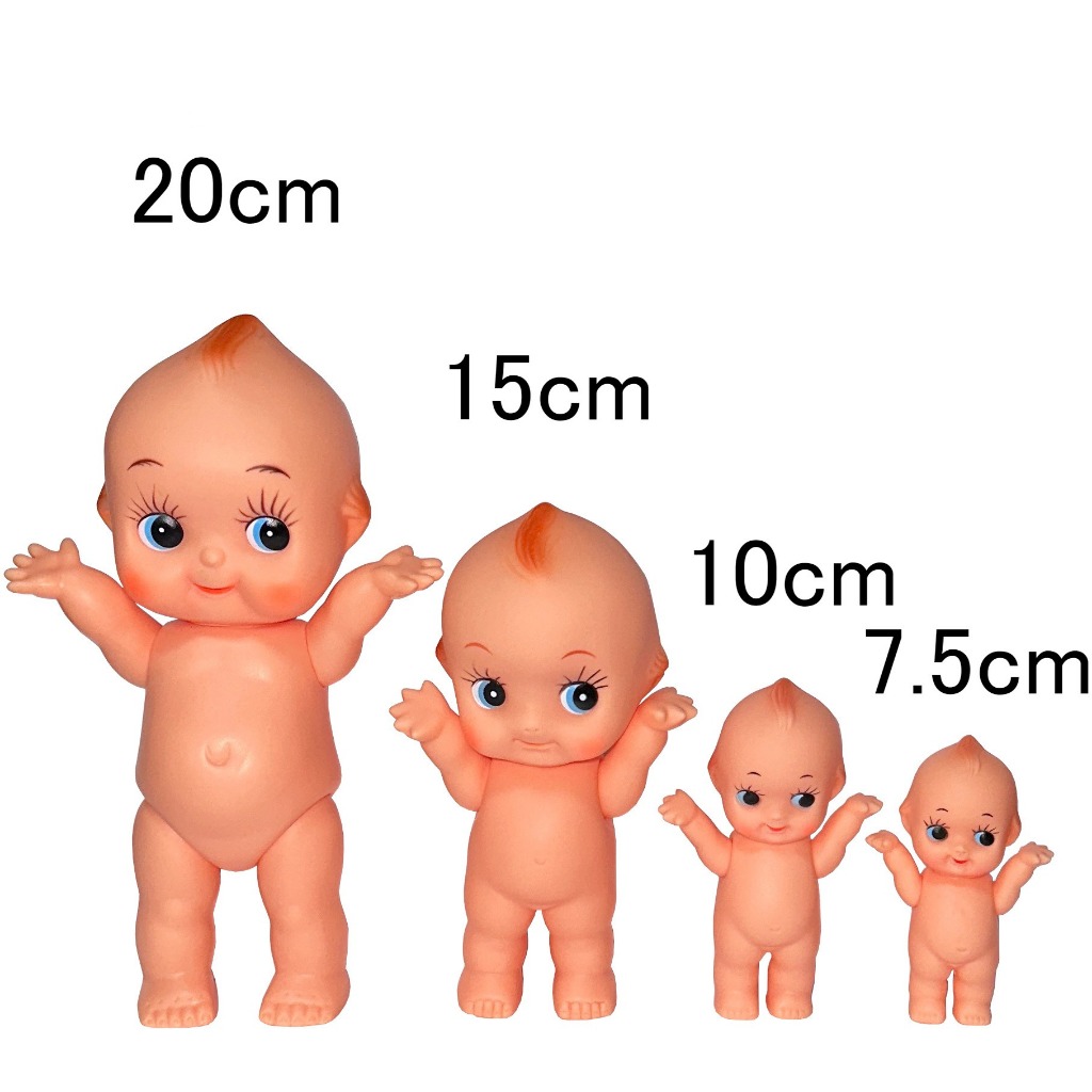 Obitsu Works Soft Kewpie Doll Figure - 3.9 Inch (10 Cm) Japanese PVC Toy