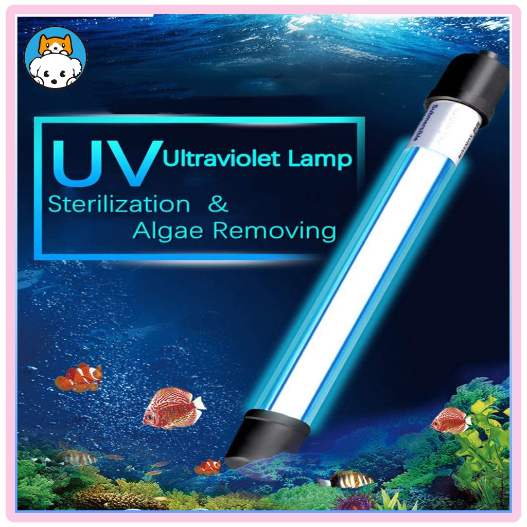 220VUV Light Fish Tank,UV Sterilization Lamp Fish Pond Water Purification Ultraviolet Aquarium