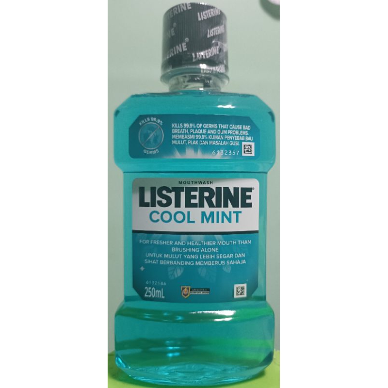 Listerine Mouthwash Cool Mint 250ml Shopee Philippines