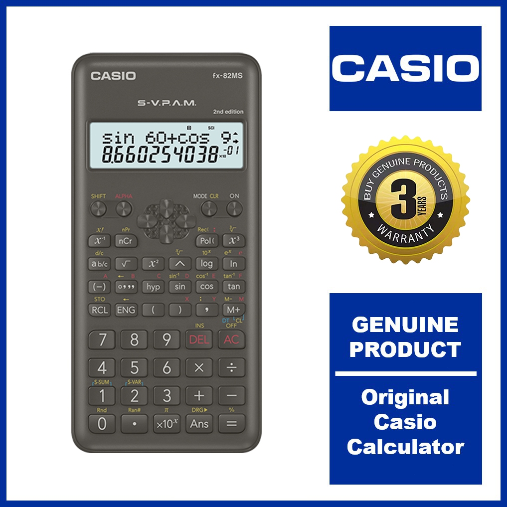 Casio 82 fx calculator hotsell