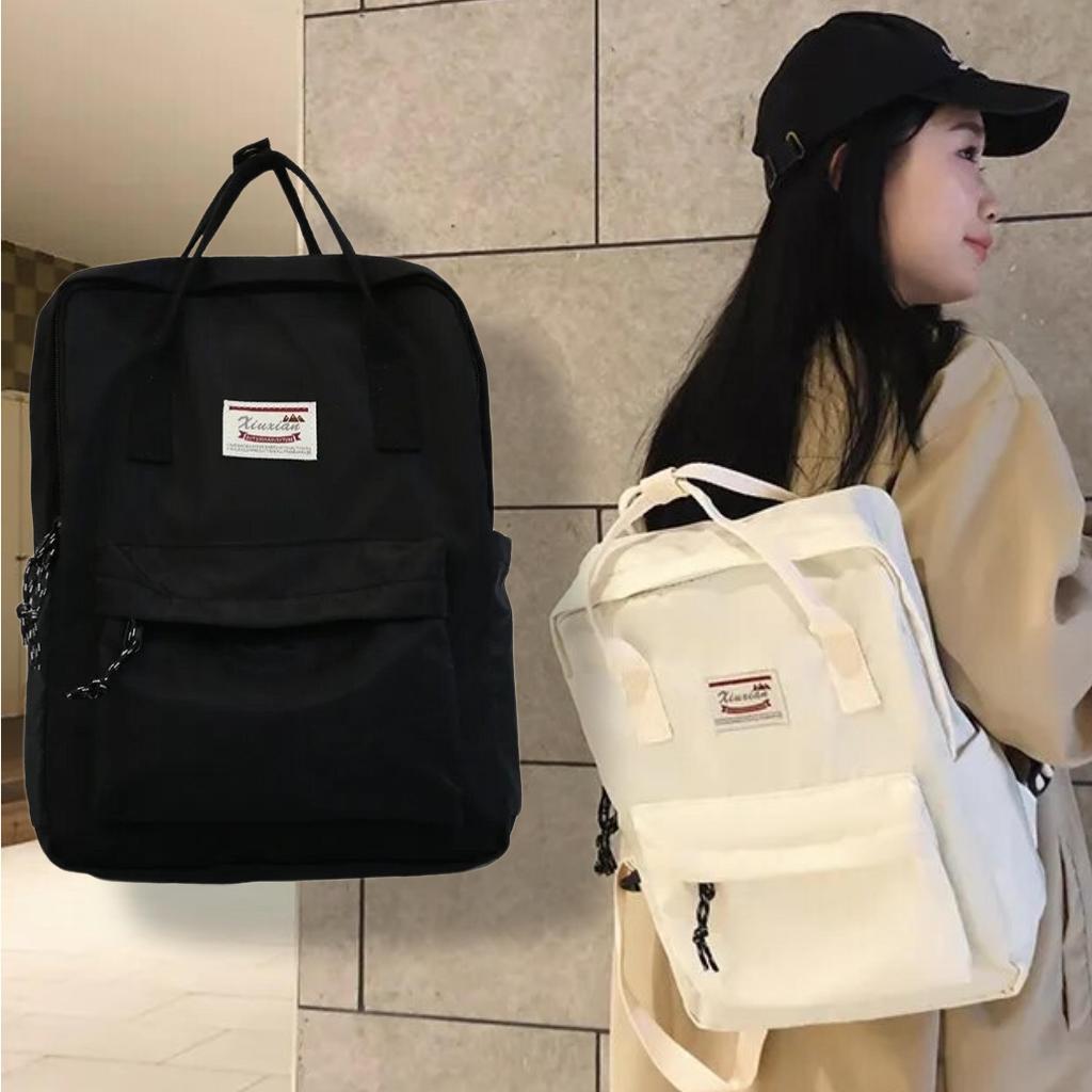 3302 Korean Japanese Style Nylon Backpack School Bag Unisex Waterproof