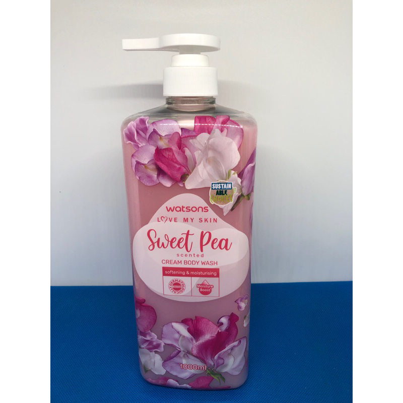 Watsons cream body wash sweet pea Shopee Philippines