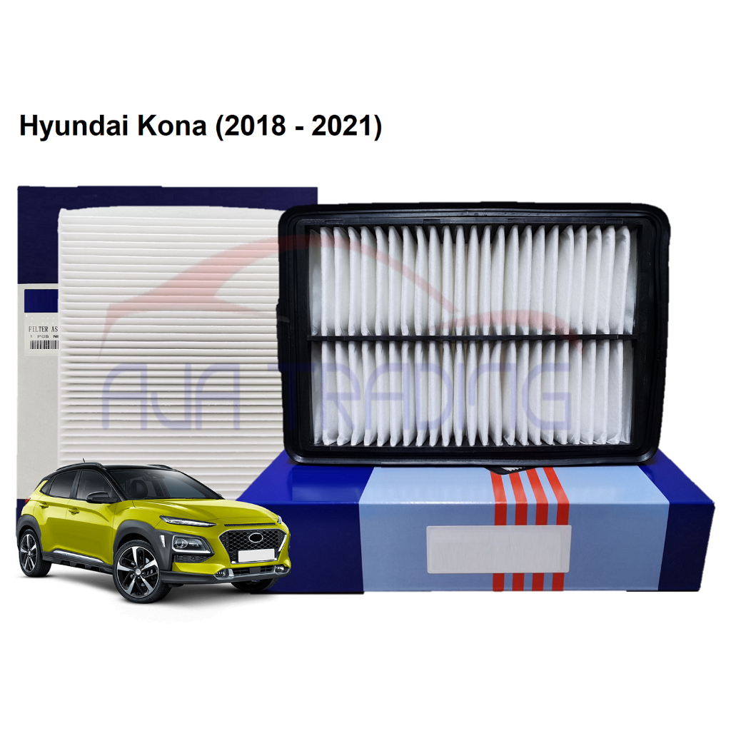 Combo Air Filter and AC Filter for Hyundai Kona (2018 ~ 2021) | Shopee ...