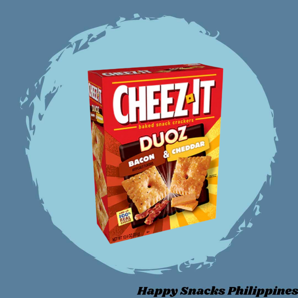 Cheez It Baked Snack Crackers Duoz Bacon And Cheddar 351g Shopee Philippines 