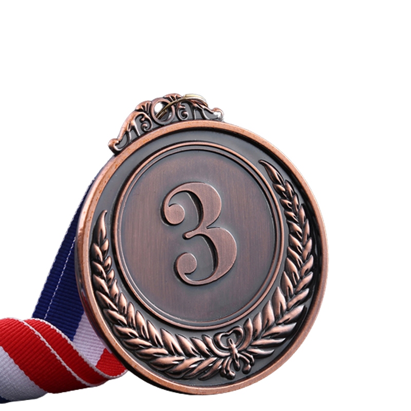 Bronze Award Children Medals Winner Reward with Neck Ribbon