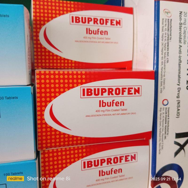 ibuprofen 400mg tab box Shopee Philippines