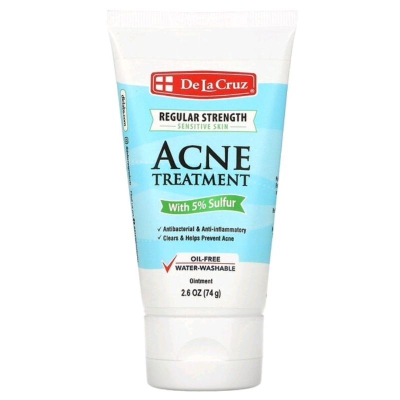 De La Cruz Sulfur Ointment Acne Medication Maximum Strength Shopee Philippines