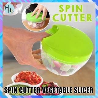 900ML Garlic Chopper Manual Rotate Vegetable Cutter Chopper Slicer
