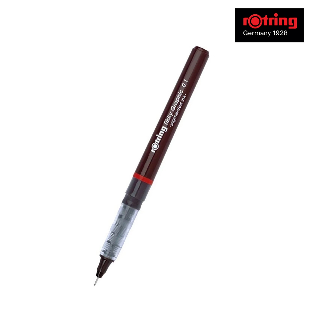 rOtring Tikky/Xonox Graphic Pigmented Black Ink Drawing Pen | Shopee ...