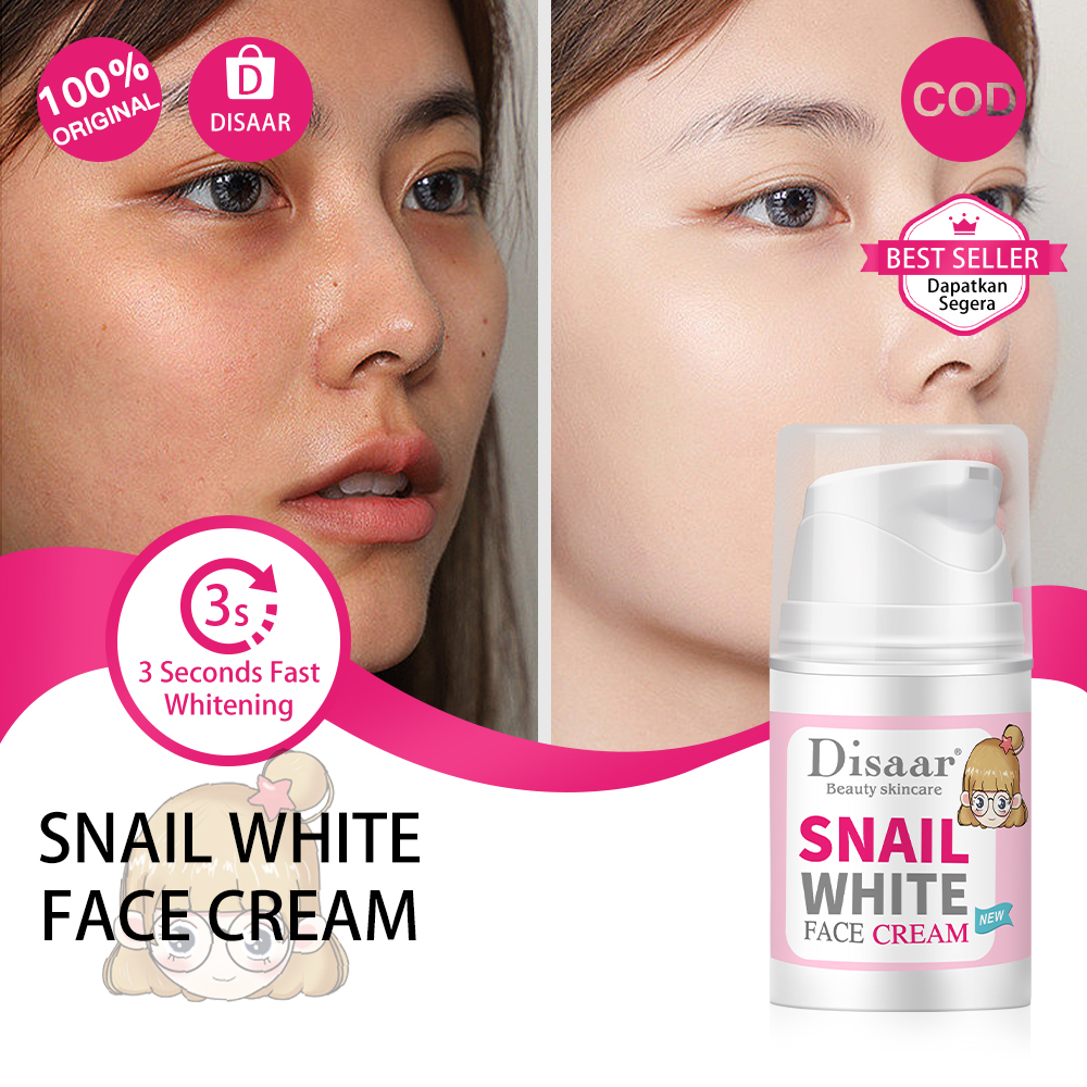 Disaar Snail White Face Whitening Cream Facial Soothing Moisturizing Anti Oxidation Anti Wrink 8252
