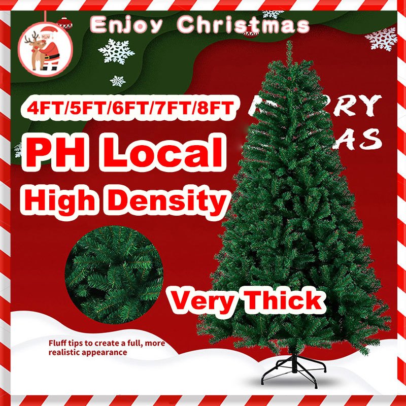 4Ft 5Ft 6Ft 7Ft 8Ft Berry Christmas Tree Decoration Set Large Xmas Tree