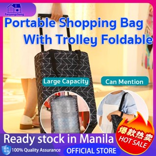 Foldable Trolley Shopping Bag, Foldable Grocery Bag