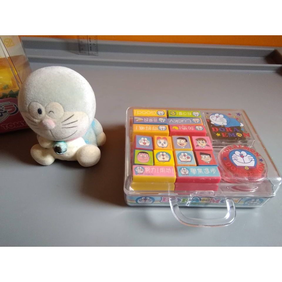 Doraemon Set (Figure and Stamp) | Shopee Philippines