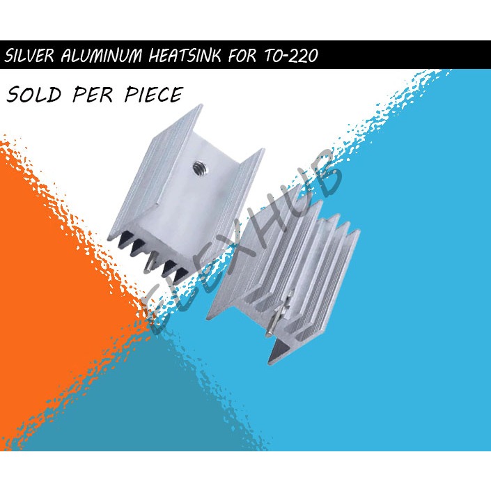 HEATSINK ALUMINUM/CERAMIC HEAT SINK FOR TO220 MOSFET TRANSISTORS