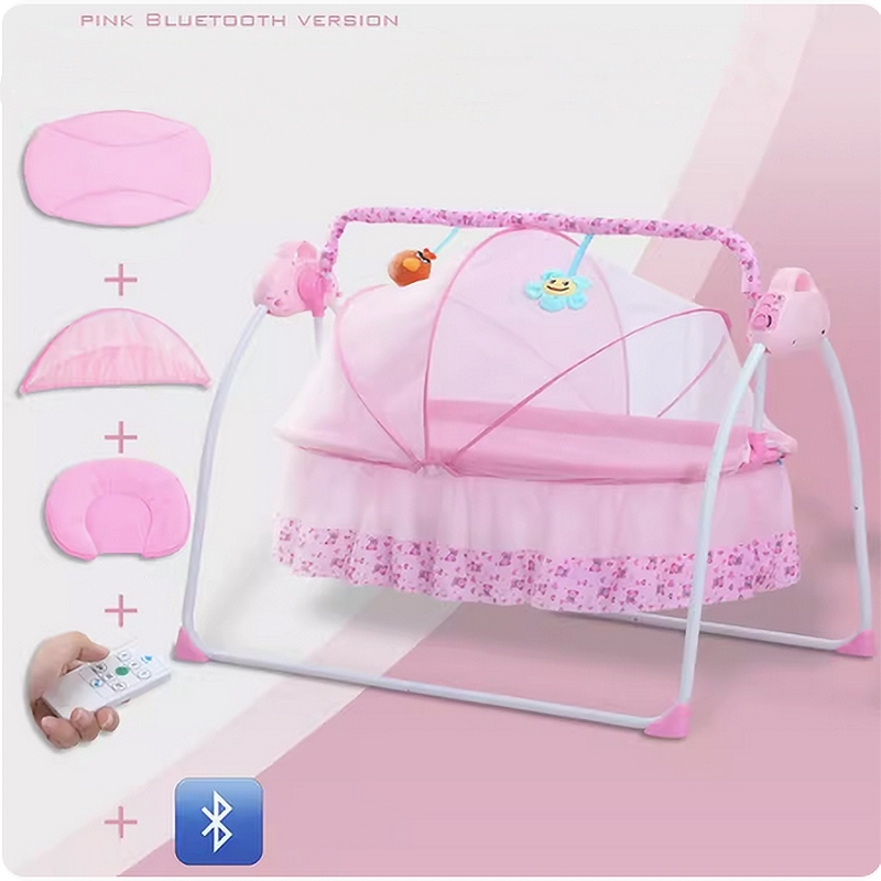 Baby Electric Cradle Bed Rocke rfor Newborn Rocking Chair Music ...