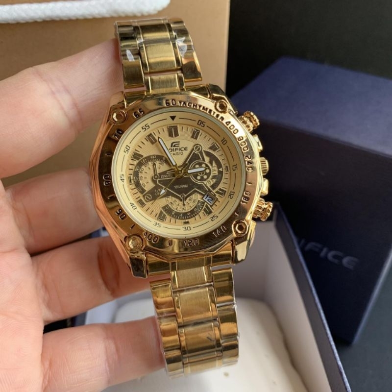 Casio edifice clearance ef 550 gold