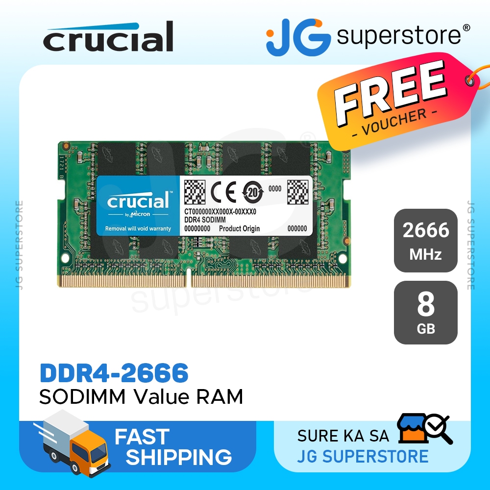 Crucial 8gb Ddr4 2666mhz Sodimm Ram Crucial Ram 8gb Ddr4 2666