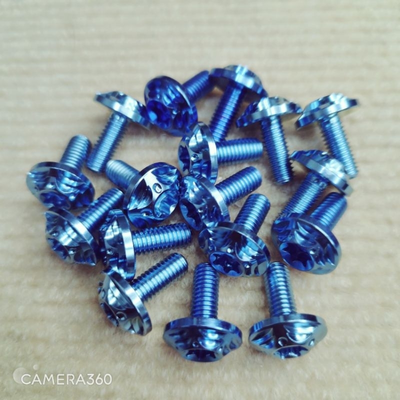 Titanium Gr5 CNC Cut Body Bolt Universal 6x15 (1pc) Shopee Philippines