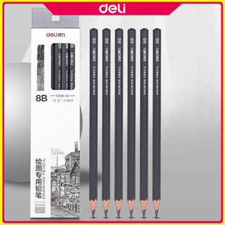 12pcs Sketch Pencil Set 2h-8b 4h-12b Art Sketch Graphite Pencil 4h 3h 2h H  Hb B 2b 4b 6b 8b 10b 12b Medium Soft For Artist Ing