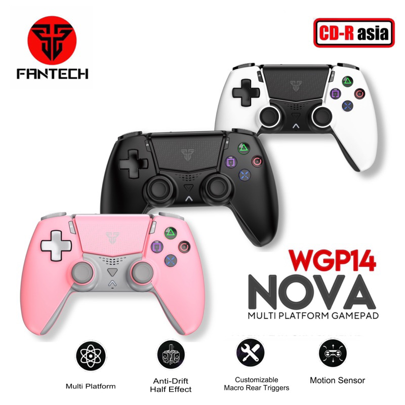 FANTECH WGP14 NOVA Multi Platform Hall Effect Gamepad, Bluetooth ...