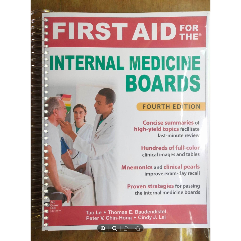 First Aid for the Internal Medicine Boards, 4th Edition Shopee