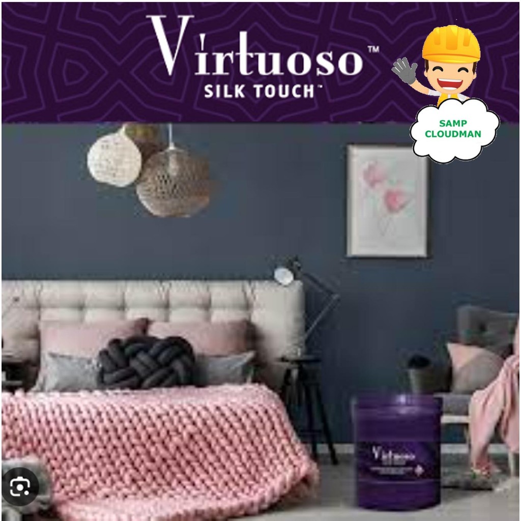Boysen Virtuoso Odorless AntiBacterial Paint with Teflon Gallon 4