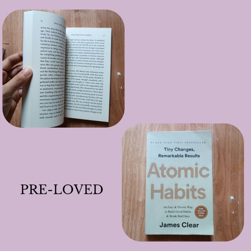 PRE-LOVED| ATOMIC HABITS | Shopee Philippines