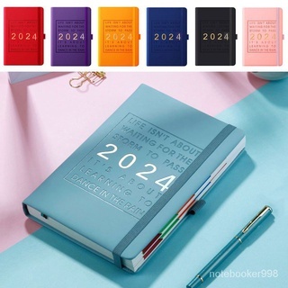 2024 English Agenda Book Spanish Daily Plan Book Foreign Trade Notebook A5  agenda planner diary 2024 agenda weekly planner - AliExpress
