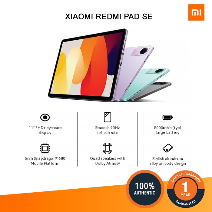 Xiaomi Redmi Pad SE, 8GB + 256GB Global Version | Shopee Philippines