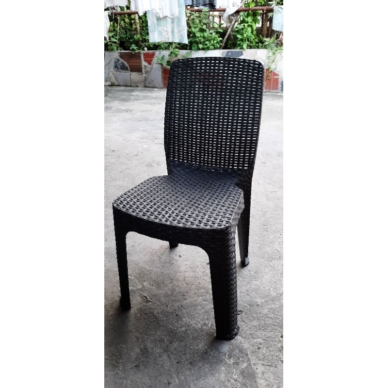 Rattan plastic deals chair price