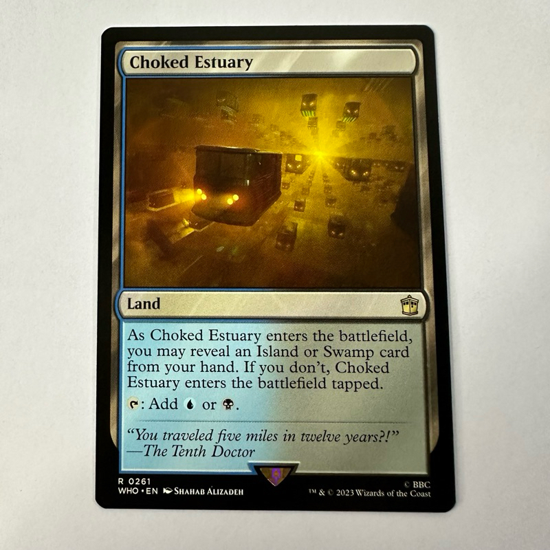 CHOKED ESTUARY DOCTOR WHO LAND MULTICOLOR MTG MAGIC THE