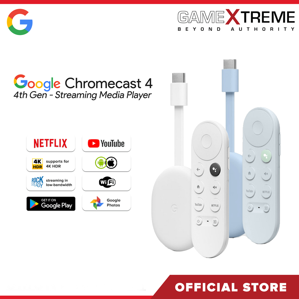 Google Chromecast 4 with Google TV 4K