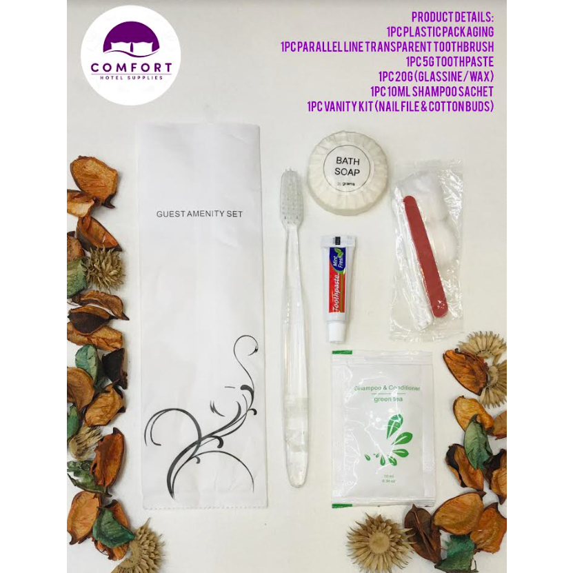 Comfort Homes Supplies Guest Amenity Kit in Plastic Packaging with ...