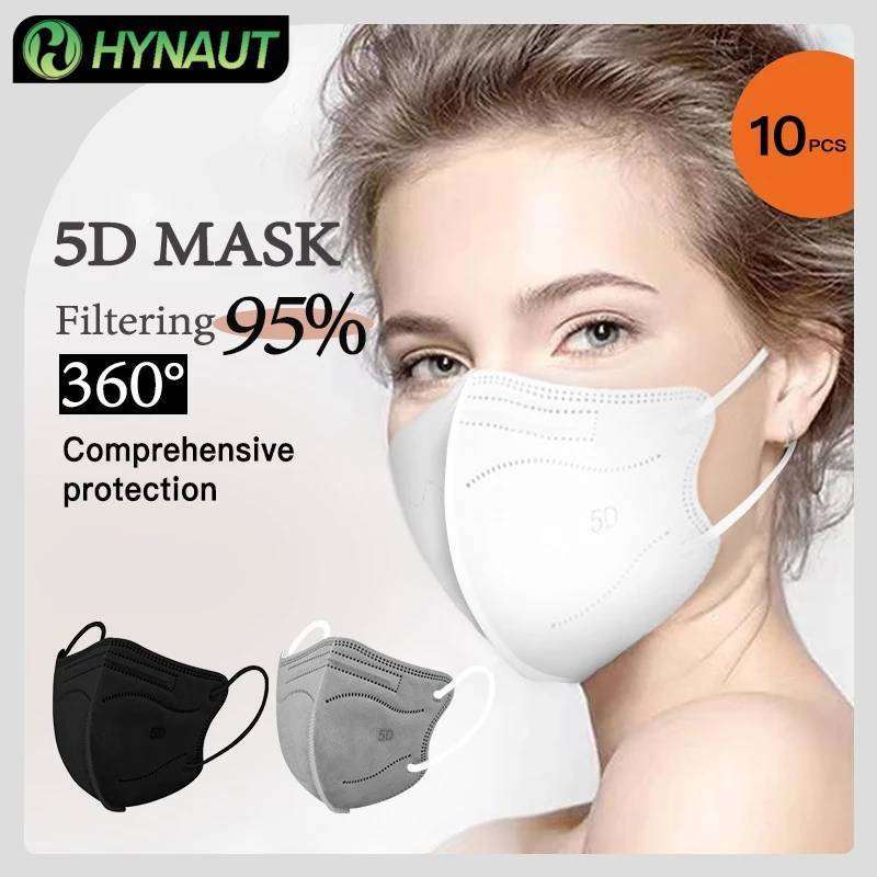 50Pcs 5D Mask Kn95 Facemask Original Disposable Butterfly Face Mask 5 ...