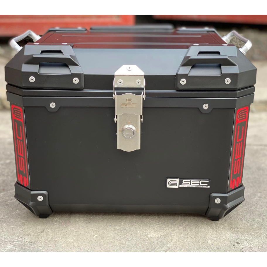 SEC KRYPTONITE 45 LITERS ALLOY TOPBOX WITH BRACKET | Shopee Philippines