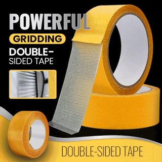 Double Sided Tape Heavy Duty(16.5FT/5M)Multipurpose Wall Tape Adhesive  Strips Removable Mounting Tape,Reusable Strong Sticky Transparent Tape Gel