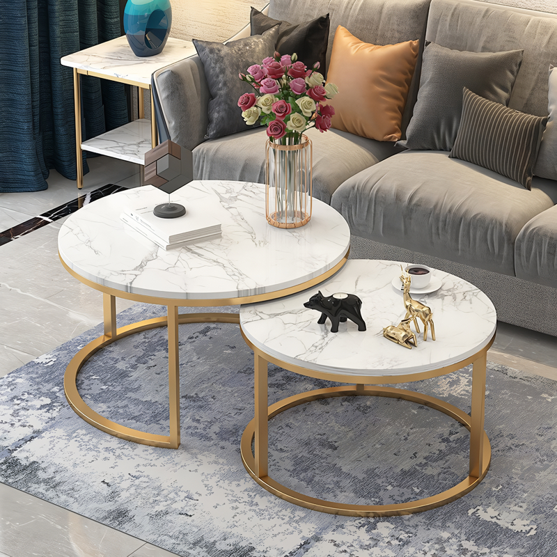 MAZZONE Creative small simple modern living room Nordic style steel ...