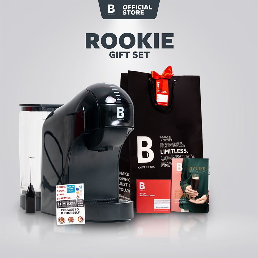 B Coffee Co. Rookie Gift Set - Rookie Machine, Discovery Selection 9 ...