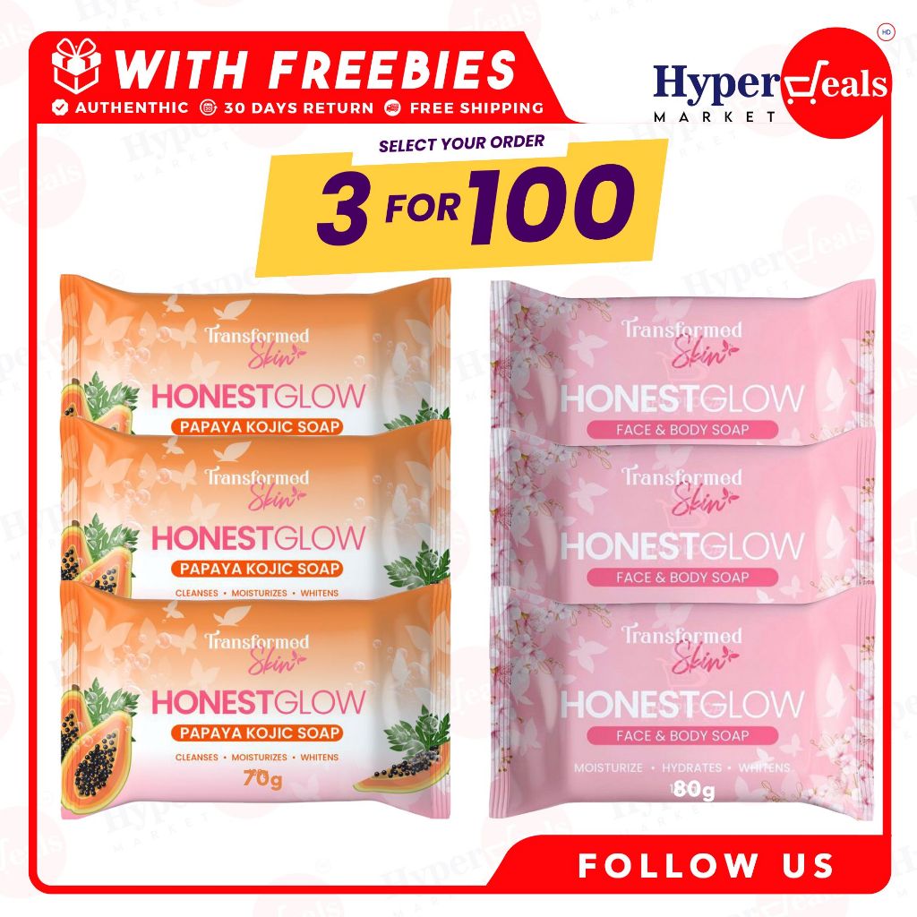 Honest Glow Soap 3 for 100 | Serum Lotion | Glow190 | Shopee Philippines