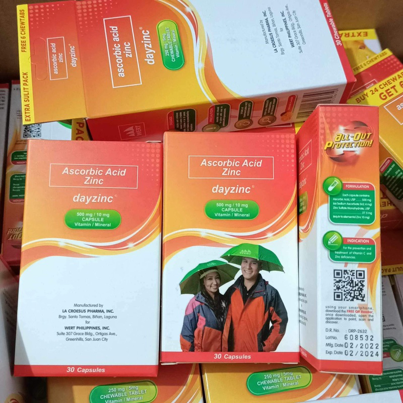 Vitamin C DayZinc 30 capsules (Exp. 02/2024) Shopee Philippines