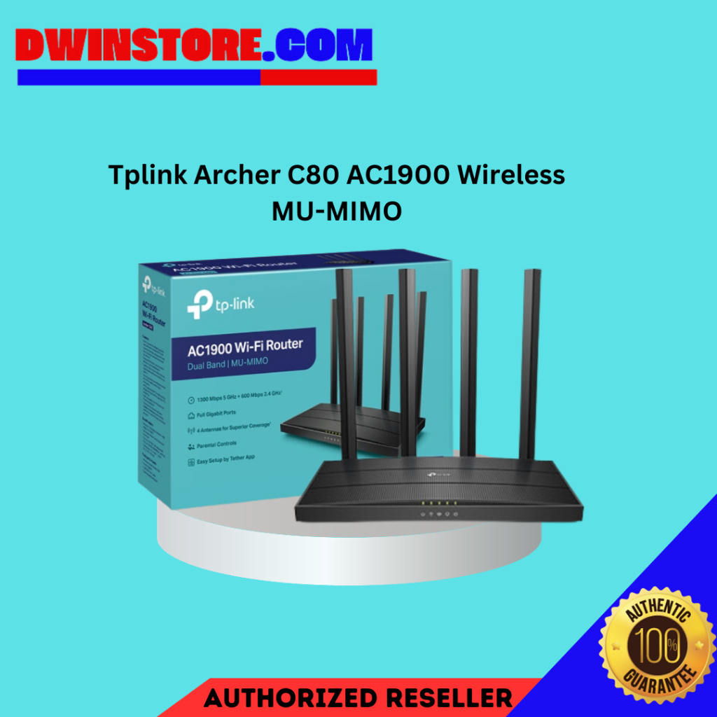 Tplink Archer C80 AC1900 Wireless MU-MIMO | Shopee Philippines