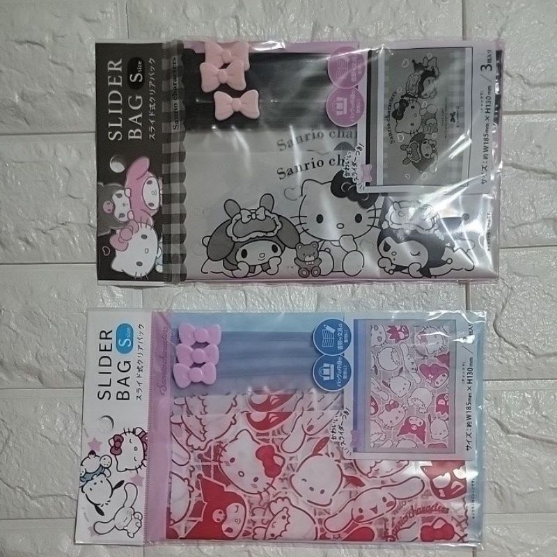 SANRIO / HELLO KITTY KUROMI MY MELODY ZIP LOCK / SLIDER BAGS Shopee
