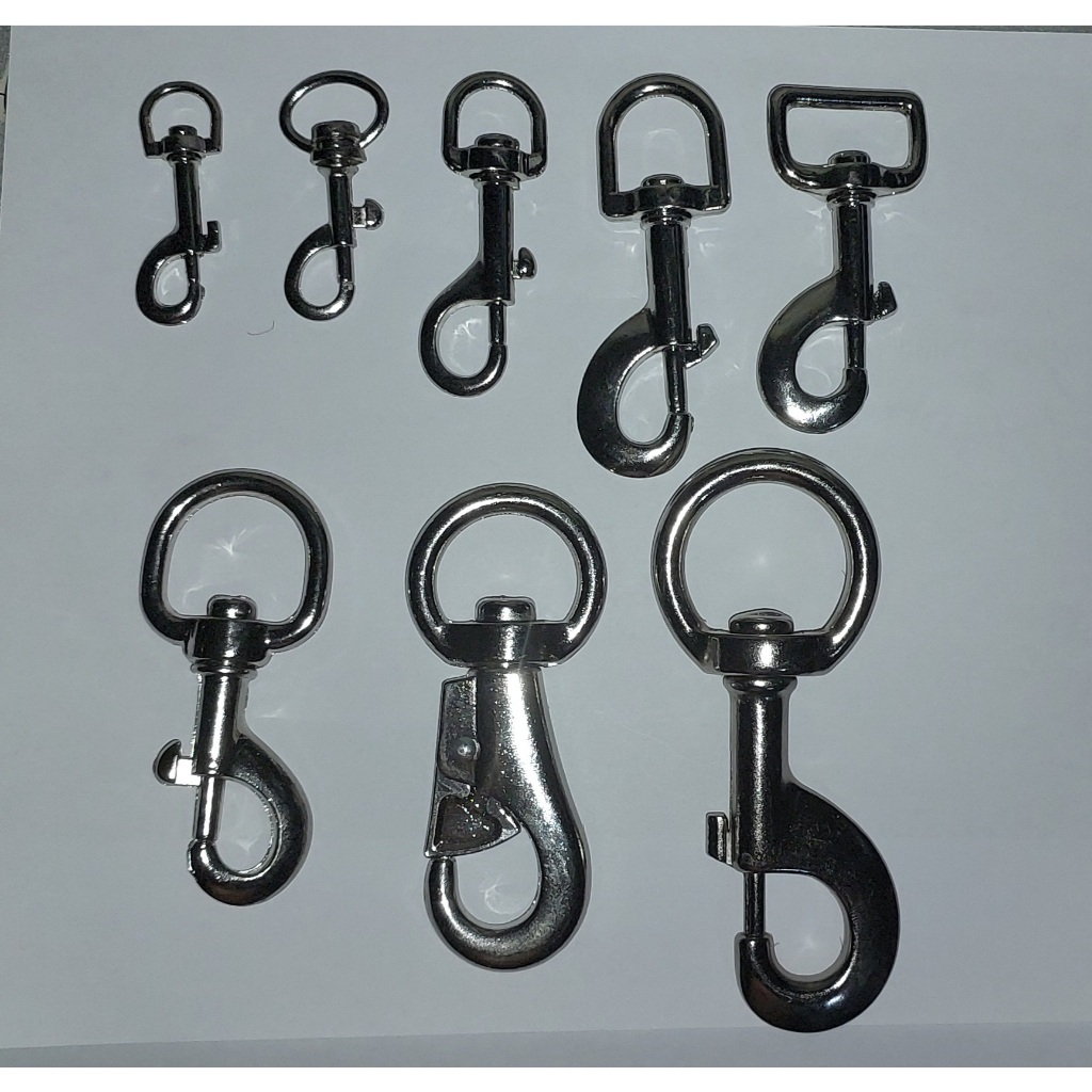 Snap Hook Keychain Dog Chain Clip Swivel Eye Zinc Alloy
