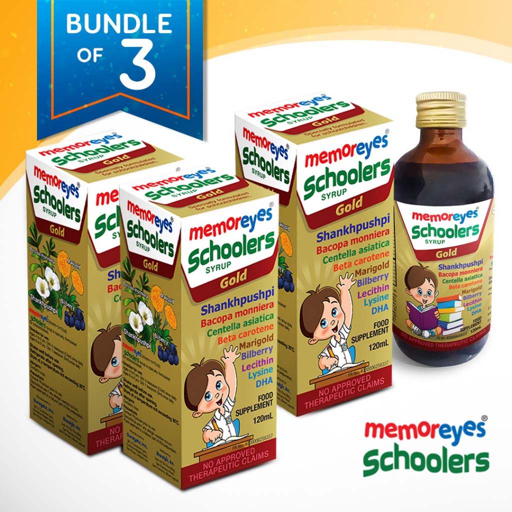 MemorEyes Schoolers Brain And Eye Supplement Memory Enhancer For Kids