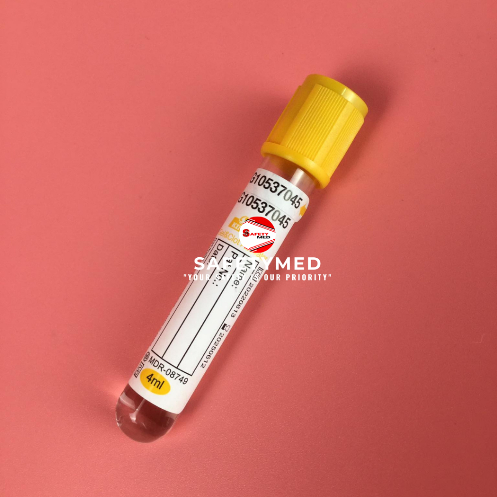 VACUTAINER BLOOD COLLECTION TUBE YELLOW TOP 4ML PER PIECE Shopee Philippines