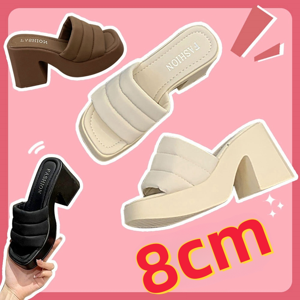Wedges Heel Women Wear Summer Nonslip High Heels Thick Bottom Slippers