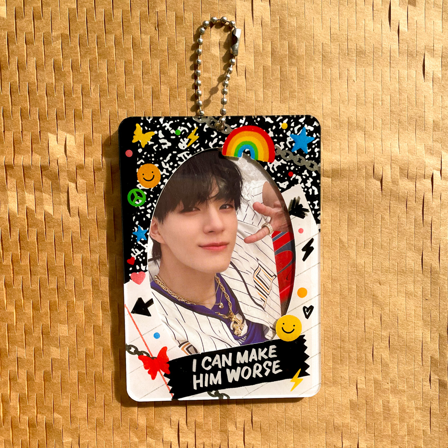 I Can Make Him Worse | Photocard PC Holder | Y2K Glitter Sticker ...